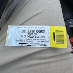 Aquarium Of The Pacific (Admission Ticket)