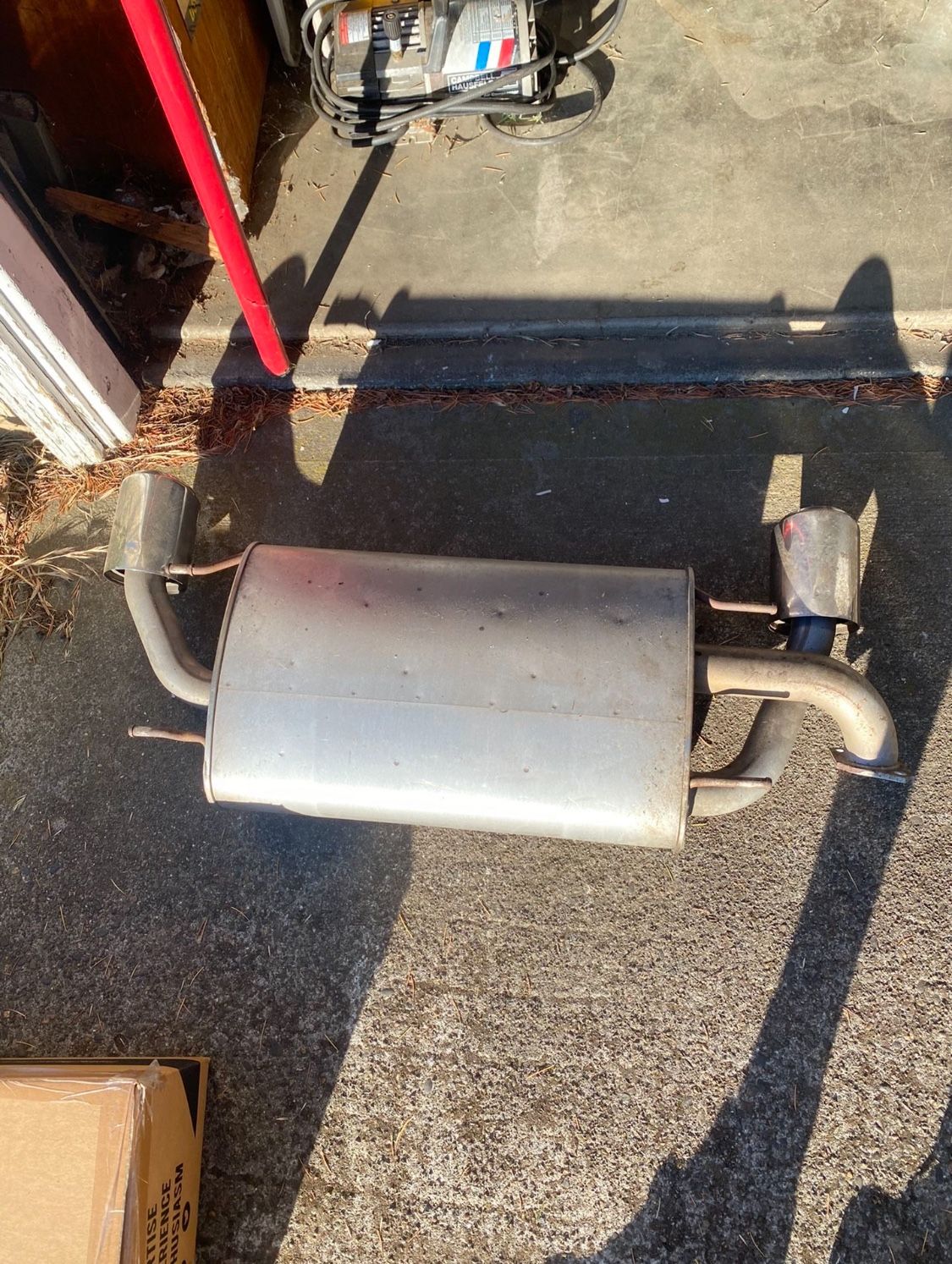 2016 Subaru brz muffler (stock OEM)