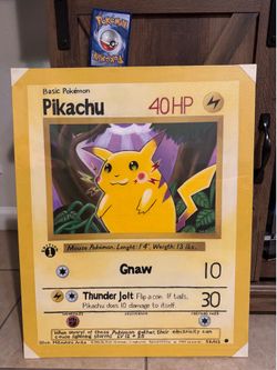 Pokémon (pikachu) PAINTING 16”x20”
