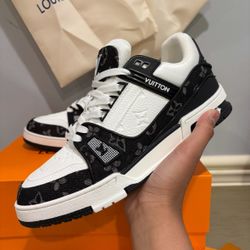 Louis Vuitton Trainers Denim Noir 