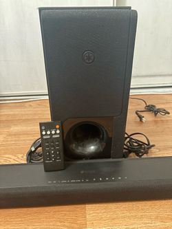 Yamaha ATS-2090 soundbar and subwoofer