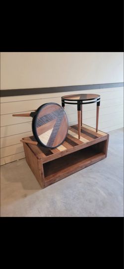 Coffee table and end tables