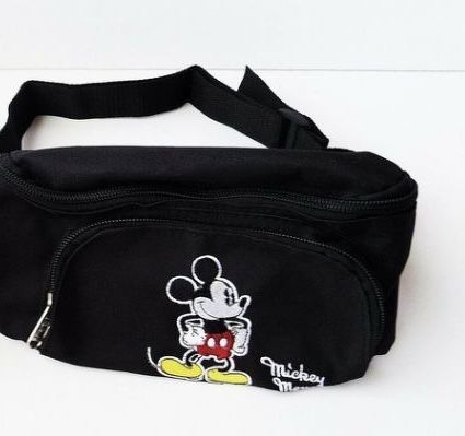 Disney Embroidered Mickey Mouse Waist fanny pack