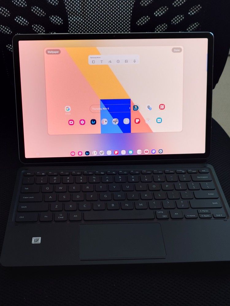 Samsung Galaxy Tab S7+ With Keyboard Case And Spen
