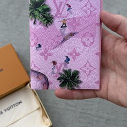 (Pink) Louis Vuitton Passport Holder 2021 "By the Pool" Collection