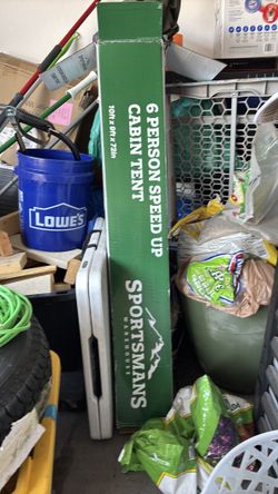 6 person tent like new used one time.