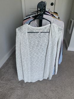 Loft White Cream Cardigan - Women’s Size Small