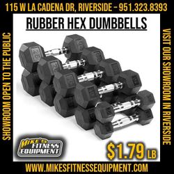 Rubber Hex Dumbbells Dumbells Dumb Bell Bells