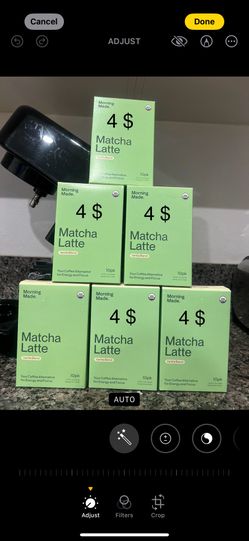 Matcha Latte Vanilla Blend USDA Organic New Boxes Expiration Date 07/07/2027 