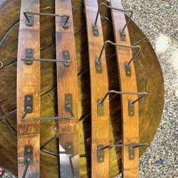 Wooden Wall Wine Rack Holders Set Of 2 