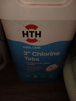 HTH Pool Care 3" Chlorine Tabs