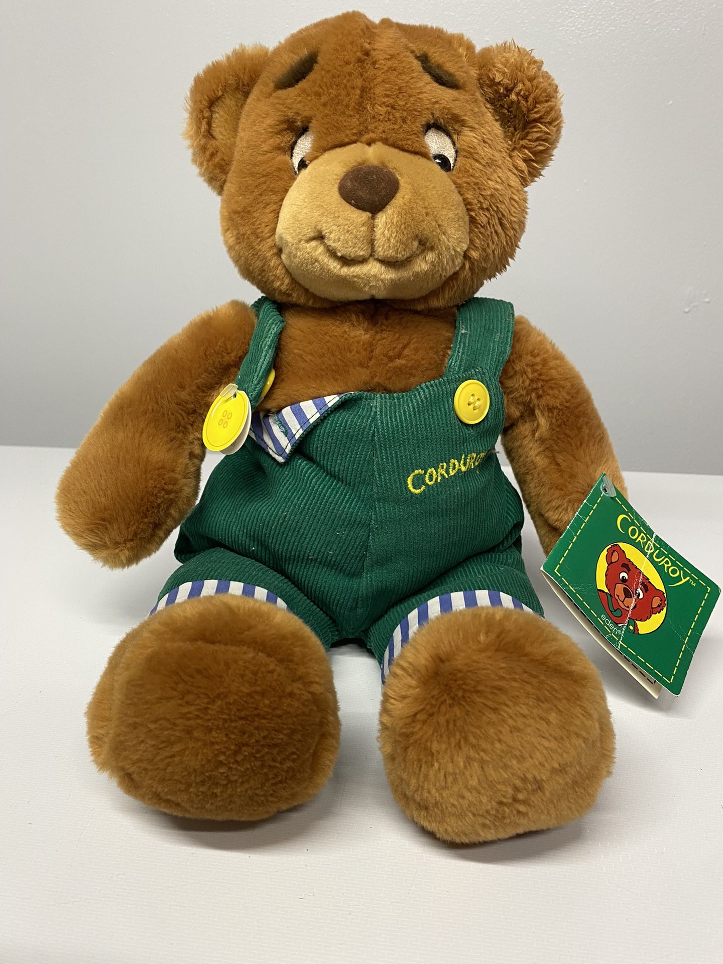 EDEN Corduroy 16" Plush Bear
