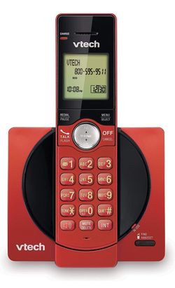 VTech - CS6919-16 DECT 6.0 Cordless Phone with Caller ID - Red