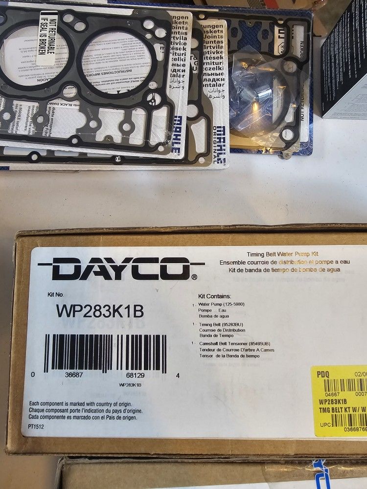 Several Brand New Timing Belt With Water Pump Kits From Dayco
