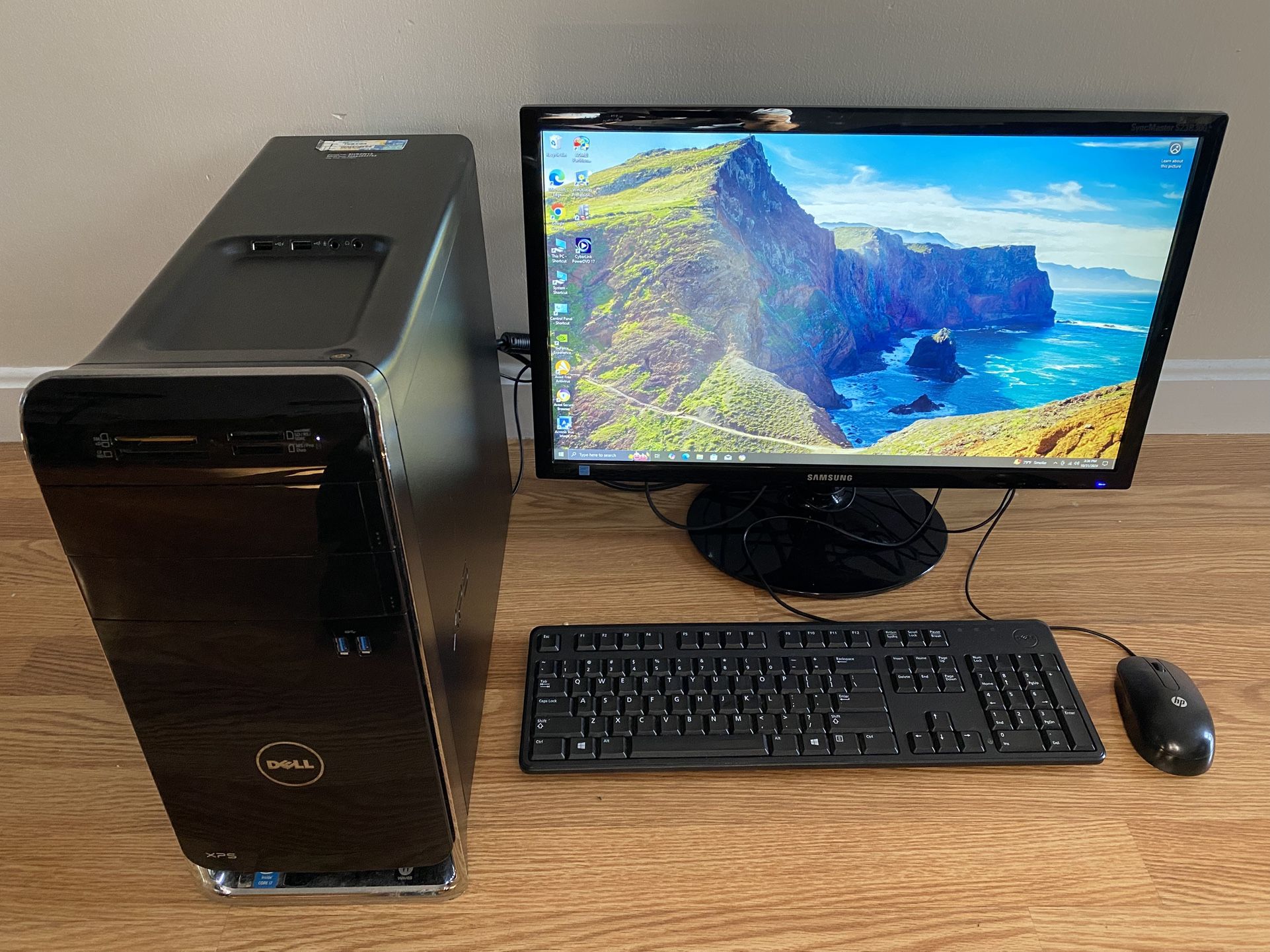 Dell Desktop With Monitor