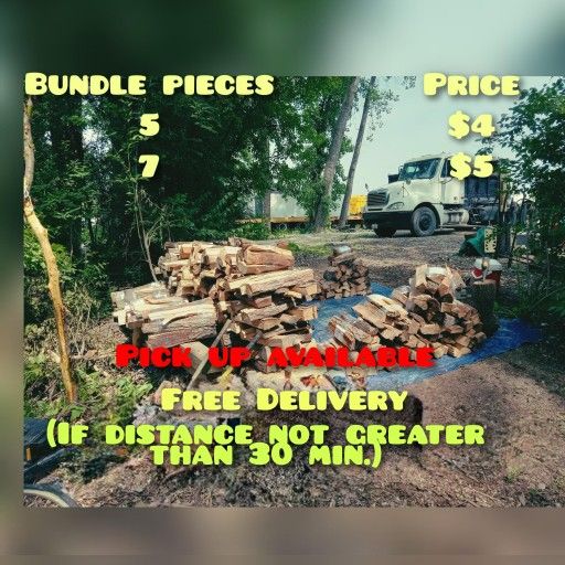 Mix Firewood Bundle Sale!! -----Venta Rollos De Leña!!