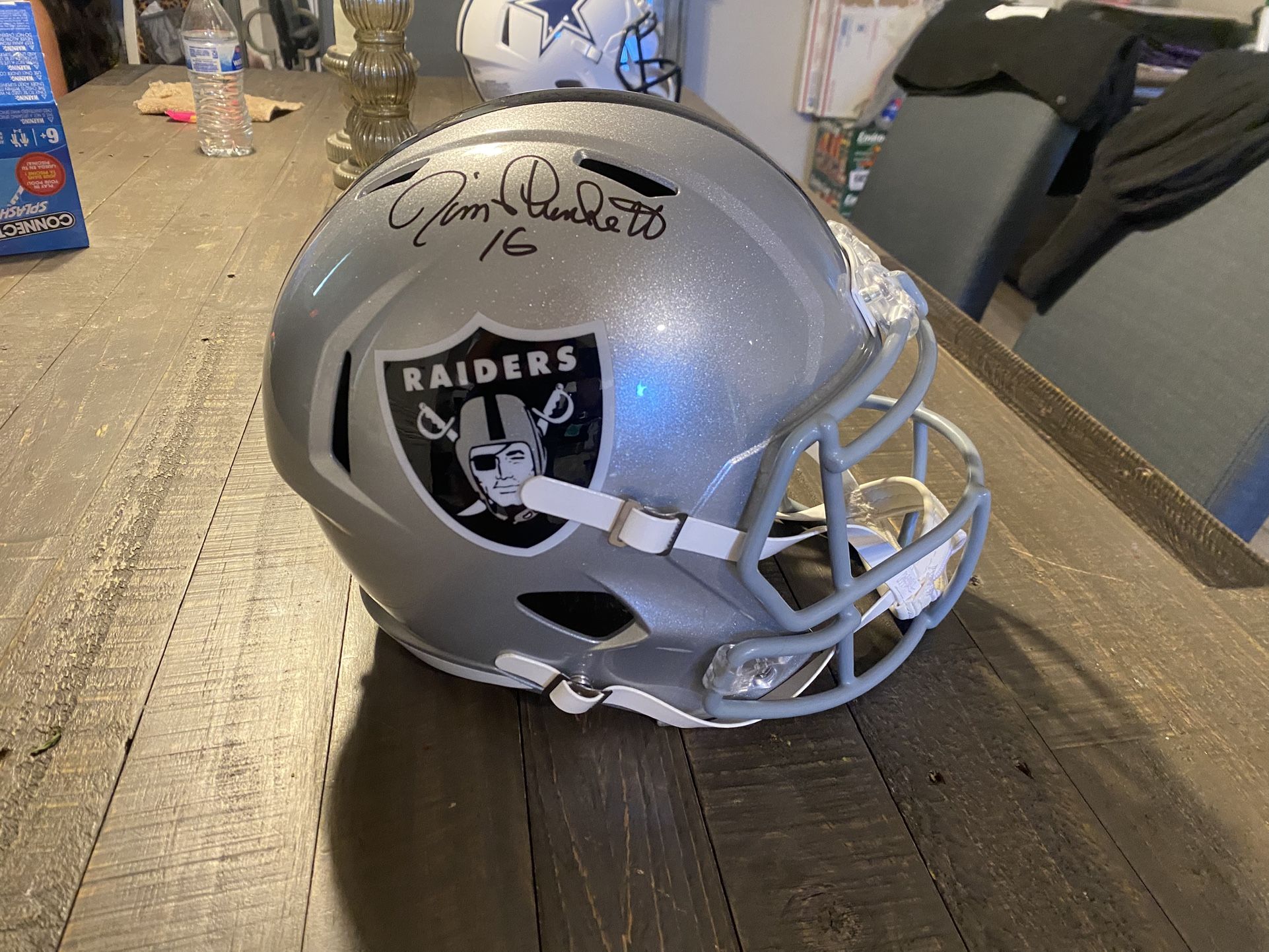 Signed Raiders Helmet