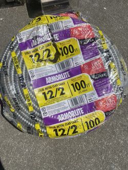 Solid metal clad cable