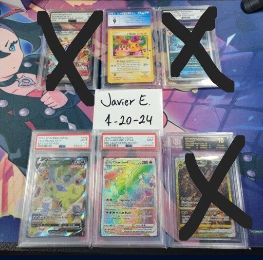 Lot Of Pokemon Slabs Vintage And Modern