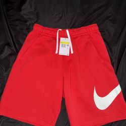 Nike Fleece Shorts (Red)
