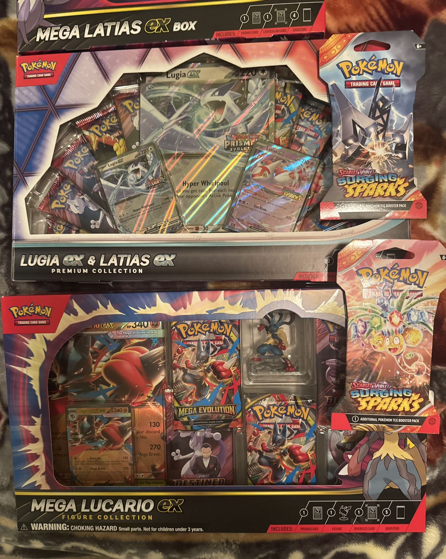 Pokemon Bundle (4 Boxes 1 Hanging Pack)