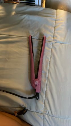 Shimmery pink hair straightener