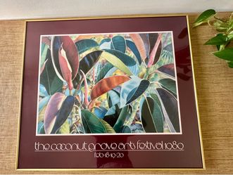 1989 Coconut Grove Arts Festival Framed Poster