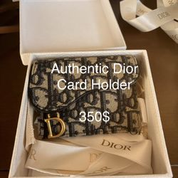 Authentic Dior Card Holder