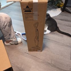 Bissell Power Fresh Steam Mop with Natural Sanitization, Floor Steamer, Tile Cleaner, and Hard Wood Floor Cleaner with Flip-Down Easy Scrubber, 1940A