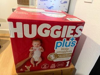 Huggies plus little smugglers size 1
