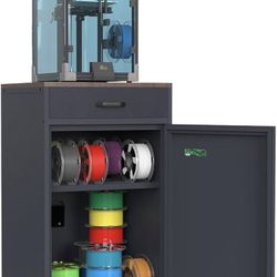 New 3D Printer Cabinet with Filament Storage - Dehumidifying Dry Cabinet, 3D Printing Stand Filament Organizer, 3D Printer Filament Storage Cabinet (2