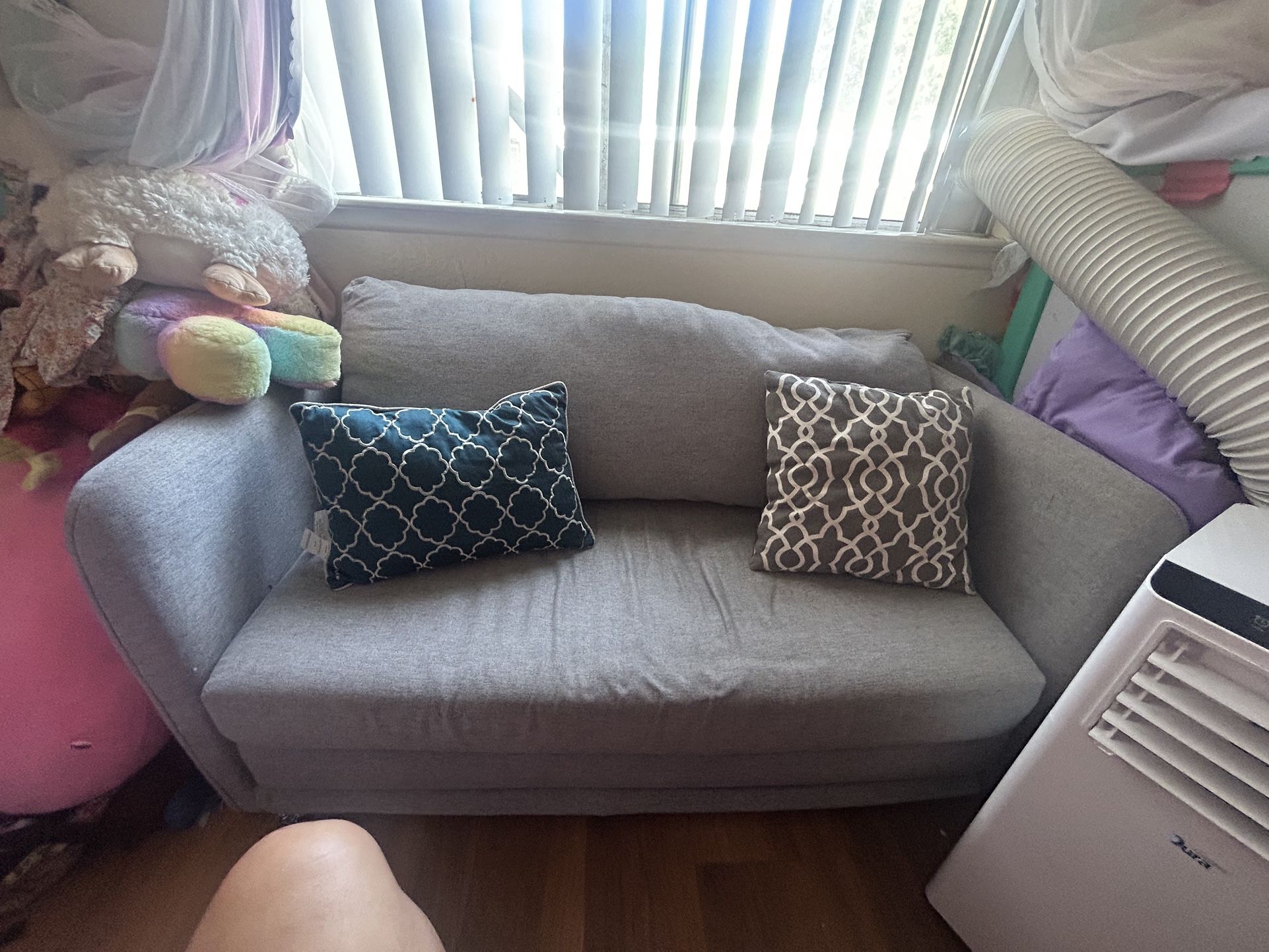 Grey Mini Couch