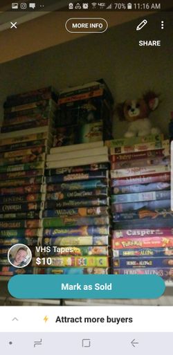Disney VHS tapes