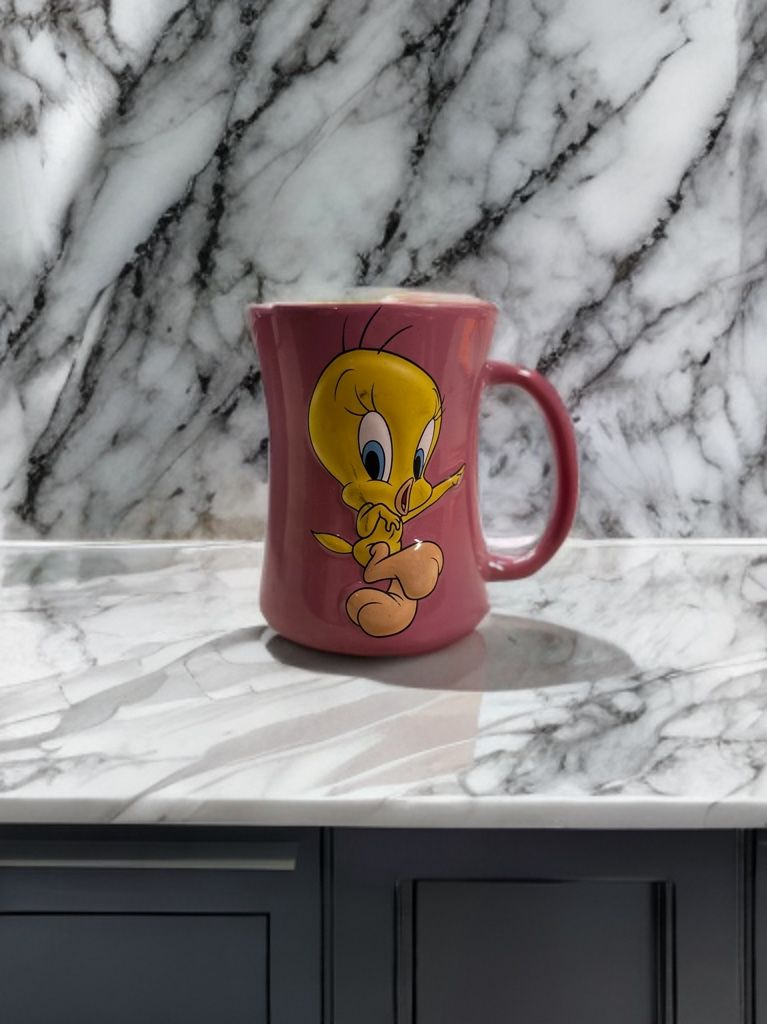 2005 Looney Tunes Tweety Bird Bad ol’ Paddy tat! Mug 3D Coffee Mug