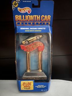 Hot Wheels Billionth Car Convertible Corvette