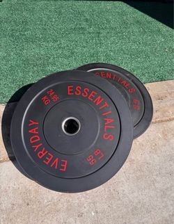 55lb bumper plates