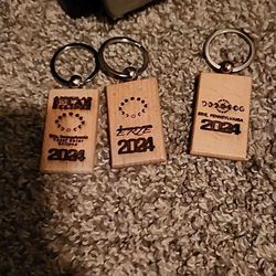 Erie Pa 2024 Eclipse Keychains,  Laser Engraved And Genuine. 7$ A Piece 