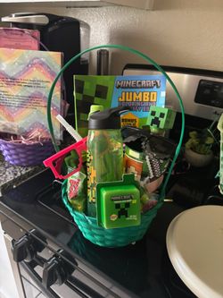 Unisex Minecraft easter basket