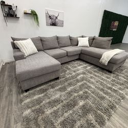 Gray Sectional Couch - Free Delivery