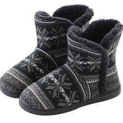 Clobeau Women's Bootie Slippers 