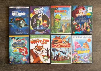 Disney Animated Movies DVD Lot (Lot of 8 Movies)