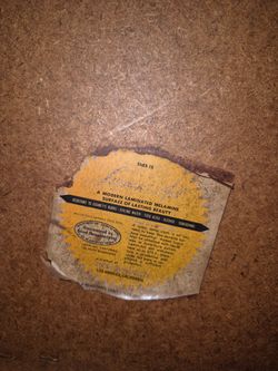 vintage Retro formicaDinette tablewith Alinuminum edge