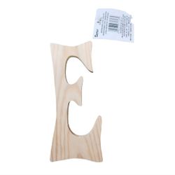 2008 Darice Unfinished Wood Letter E Special Font New