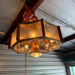 Mid Century Chandelier 1970s 