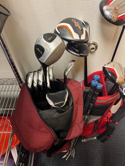 Mixed Golf Club Set with Bag