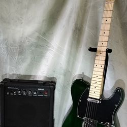 Brand new electric guitar with new 20 watts amp
