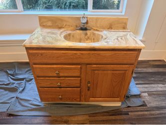 Vanity with countertop