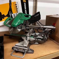 15 Amp Sliding Dual Bevel Compound 10 in. Corded Miter Saw with Adjustable Laser Guide, New