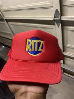 Ritz Cracker Adjustable Trucker Hat Red