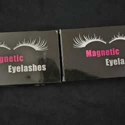 2 Sets Of  Magnetic Eyelashes With Applicator 